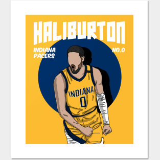 Tyrese Haliburton Comic Style Posters and Art